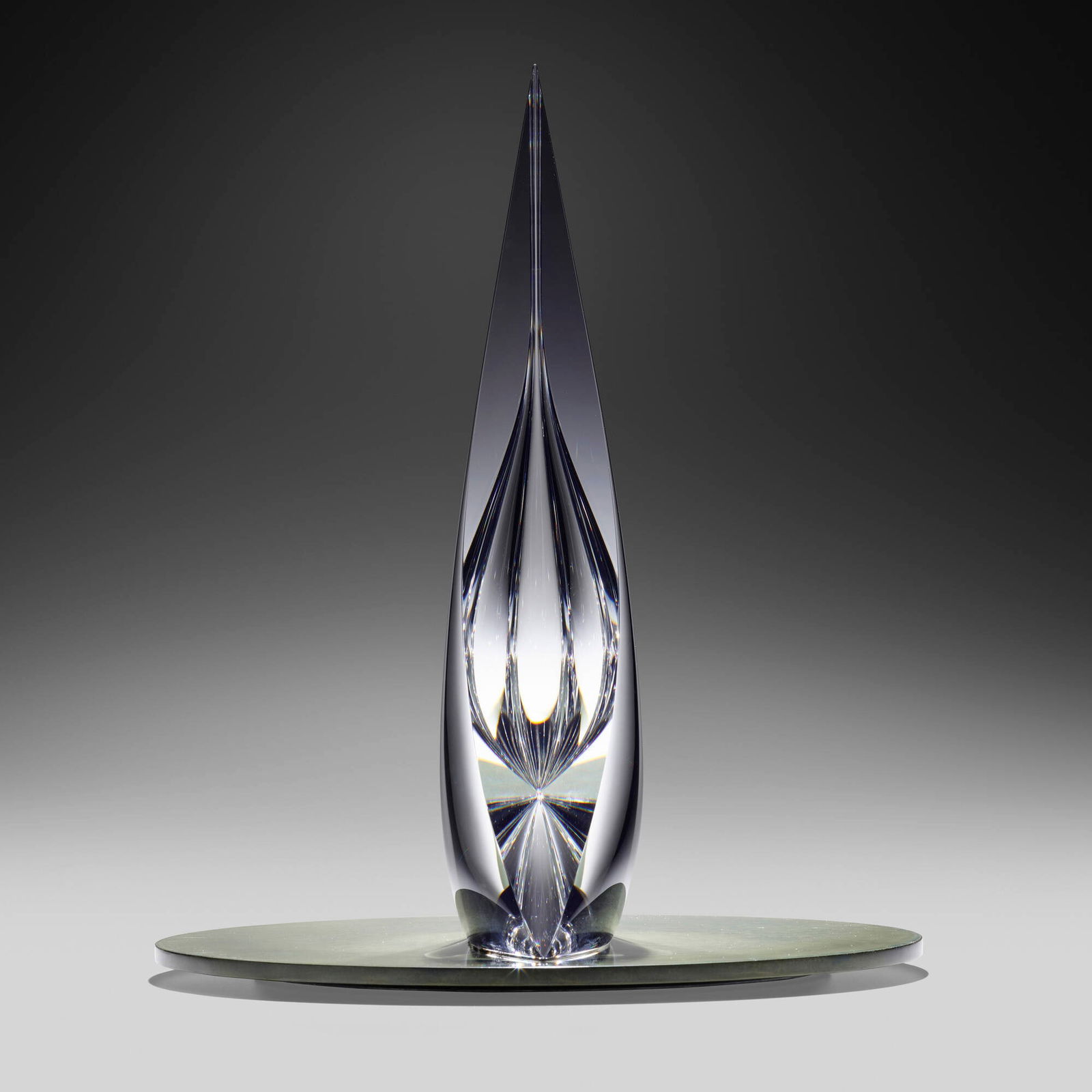 Christopher Ries, Holiday: Christopher Ries Holiday USA, 2012cut, ground, and polished optical crystal 19.25 h x 13.5 w x 4 d in (49 x 34 x 10 cm) Etched signature and date to upper edge 'Christopher Ries 1/16/2012'.