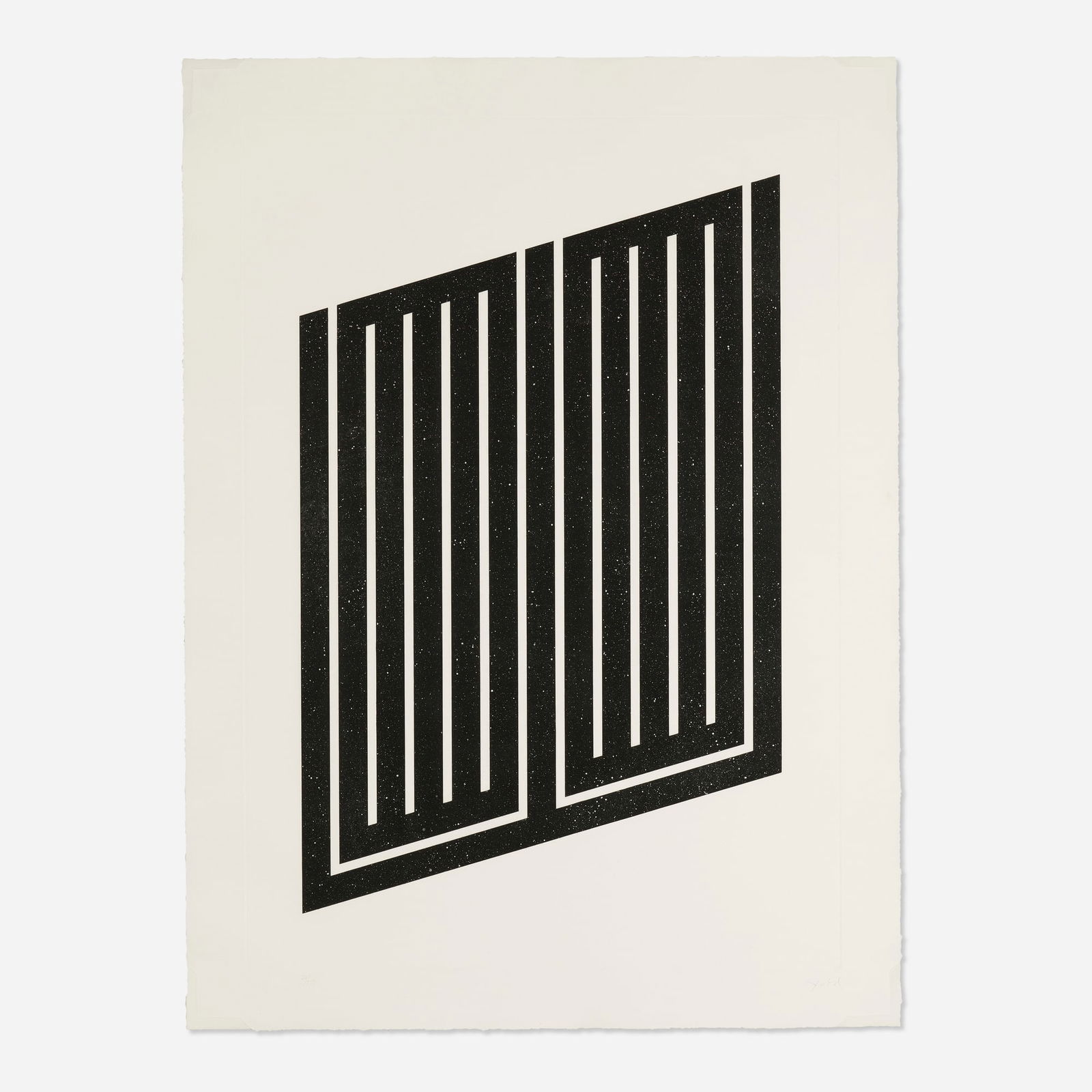 Donald Judd, Untitled: Donald Judd Untitled 1978-79aquatint on etching paper image: 34.875 h x 24.625 w in (89 x 63 cm) sheet: 40.125 h x 29.50 w in (102 x 75 cm) Signed and numbered to lower right edge '22/175 J