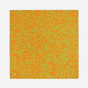 Francois Morellet, 40,000 carres: Francois Morellet 40,000 carres 1971screenprint in colors 31.5 h x 31.5 w in (80 x 80 cm) Signed and numbered to lower edges '282/300 Morellet'. This work is number 282 from the edition of 300