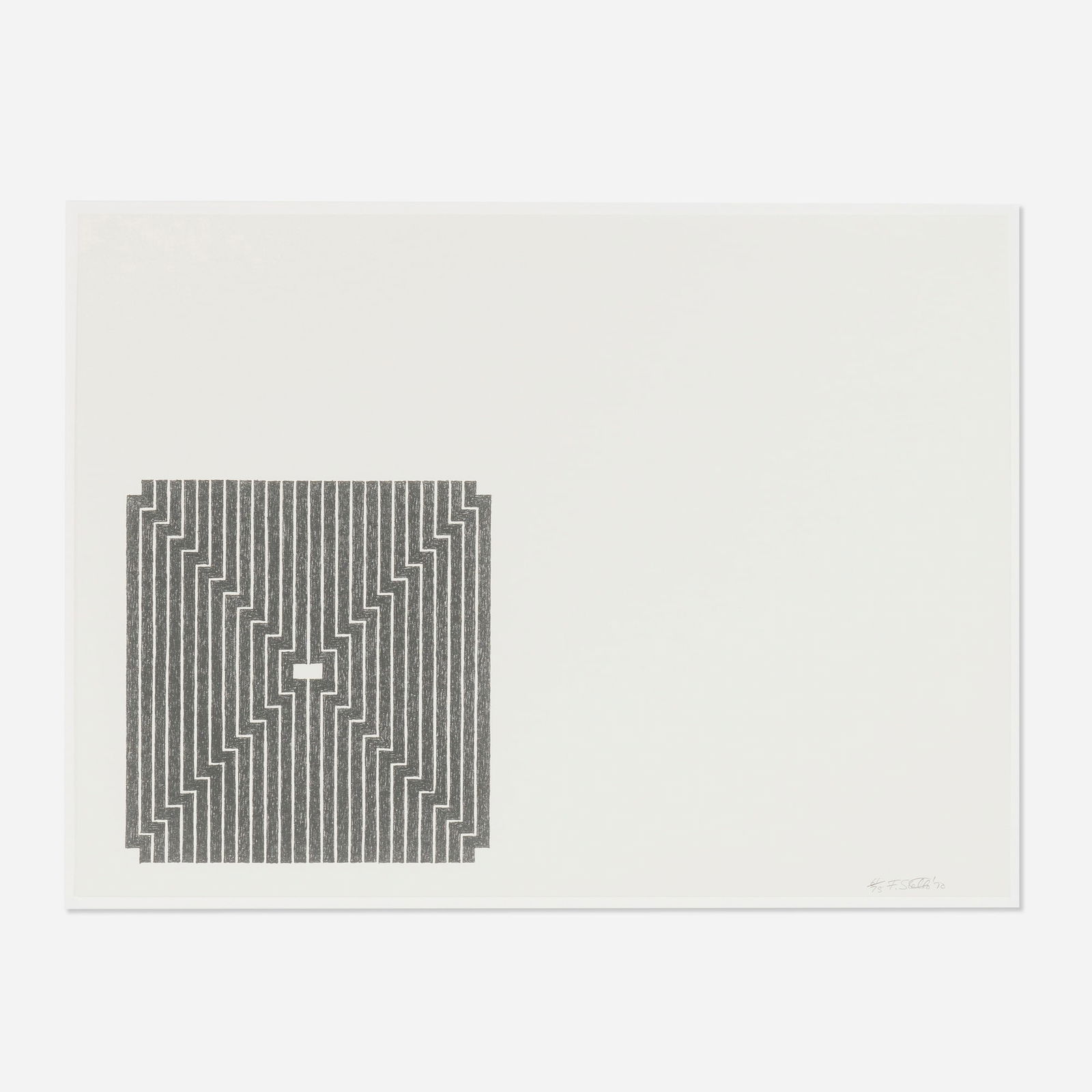 Frank Stella, Avicenna (from the Aluminum Series) (1 of 3)