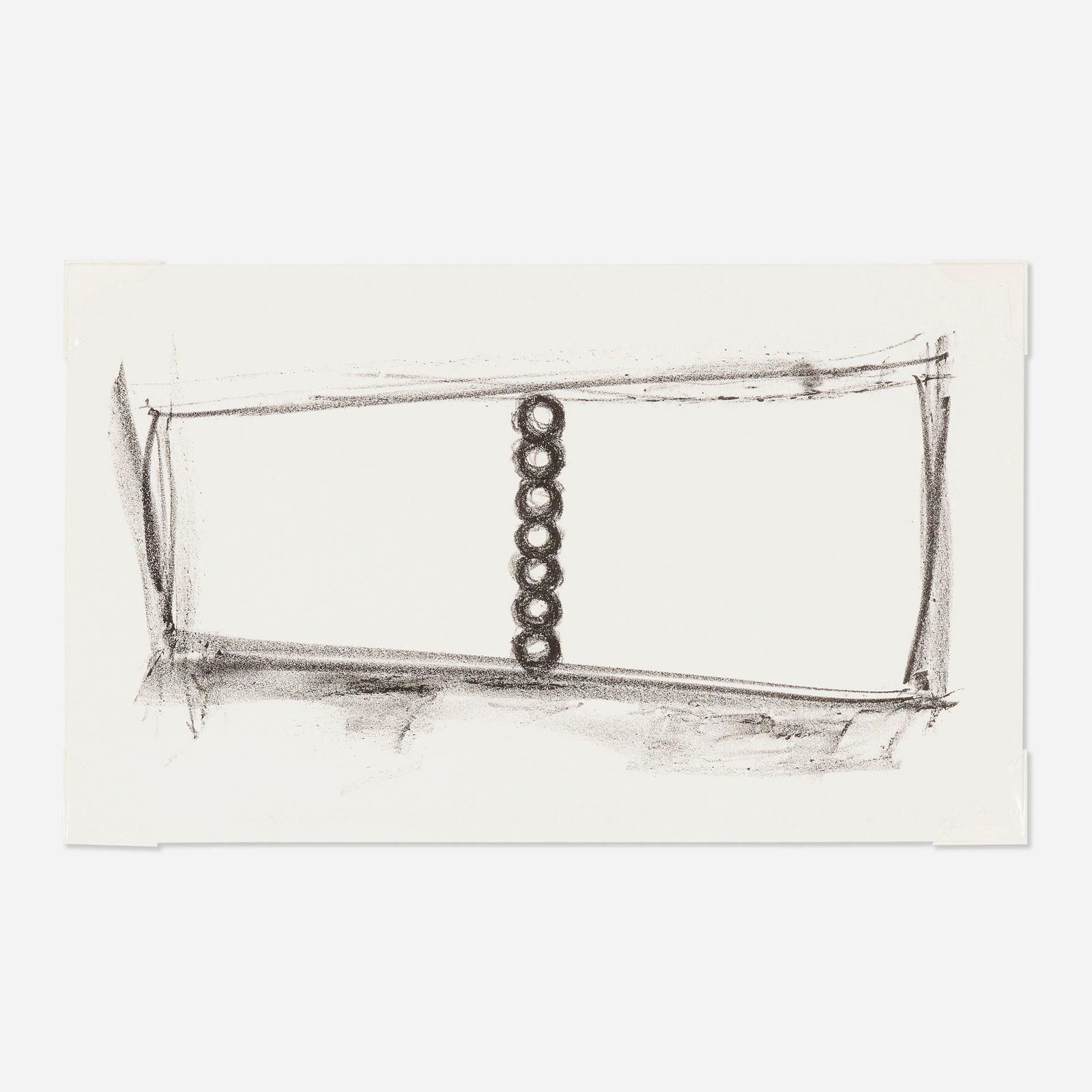 Dan Flavin, For Circular Fluorescent Light…: Dan Flavin For Circular Fluorescent Light Of One Wall 1974lithograph on vellum 7.25 h x 12.125 w in (18 x 31 cm) Signed, titled and dated to lower edge 'for circular fluorescent light of one w