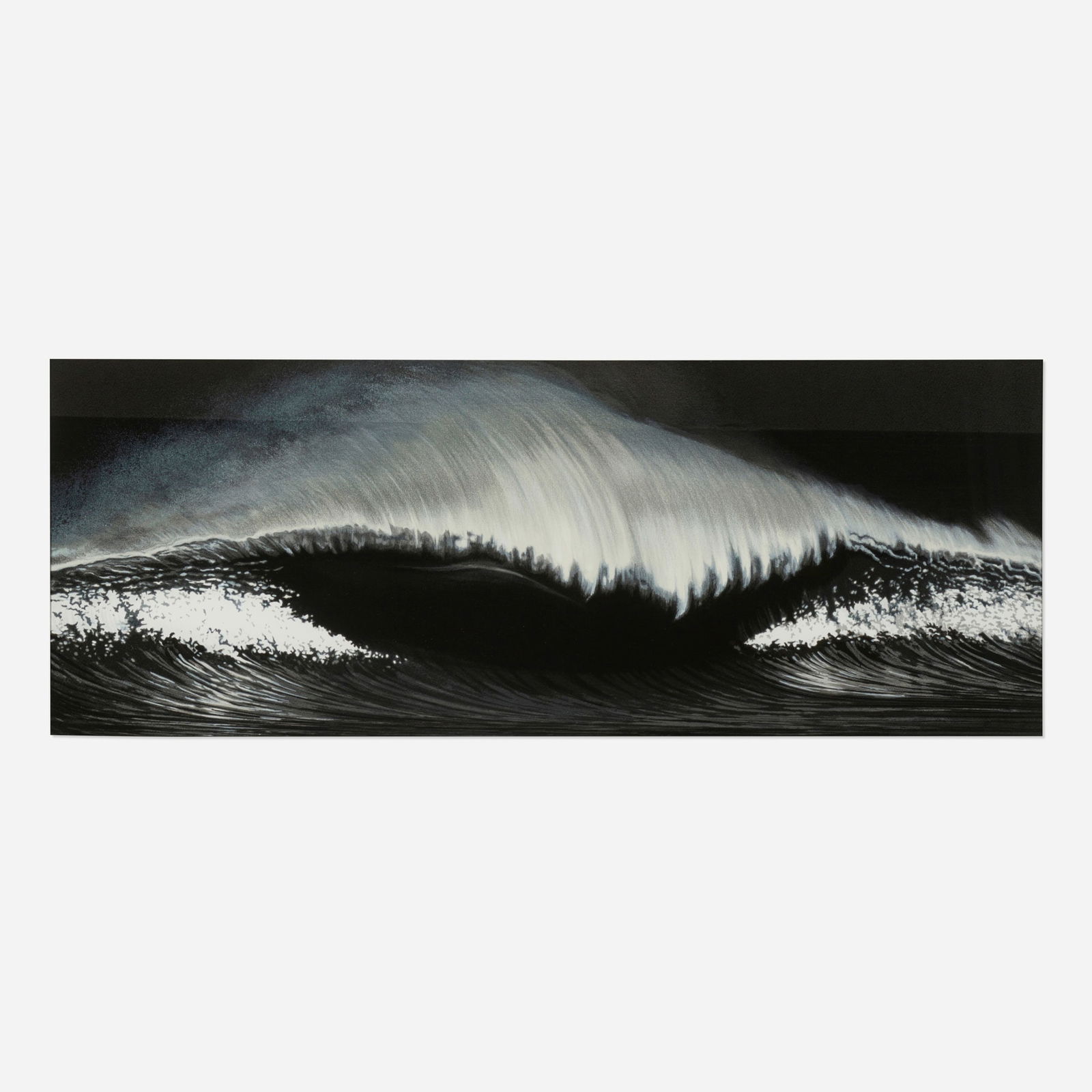 Robert Longo, Wave, for Lincoln Center Festival: Robert Longo Wave, for Lincoln Center Festival 2003lithograph and screenprint sight: 14.875 h x 39.125 w in (38 x 99 cm) Signed, dated and numbered to lower edge '79/108 RL 2003'. This work is