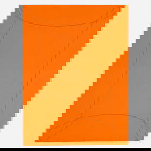 Robert Mangold, Arabesque I: Robert Mangold Arabesque I (from the Columbus: In Search of a New Tomorrow portfolio) 1992screenprint in colors on Arches image: 28.375 h x 22 w in (72 x 56 cm) sheet: 30 h x 22.625 w in (76 x 57