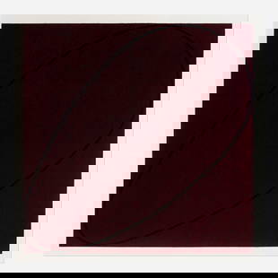 Robert Mangold, Untitled: Robert Mangold Untitled (from the 4 x 4 x 4 portfolio) 1990screenprint in colors on Saunders Waterford Ivory image: 44 h x 44 w in (112 x 112 cm) sheet: 47.75 h x 47.75 w in (121 x 121 cm)
