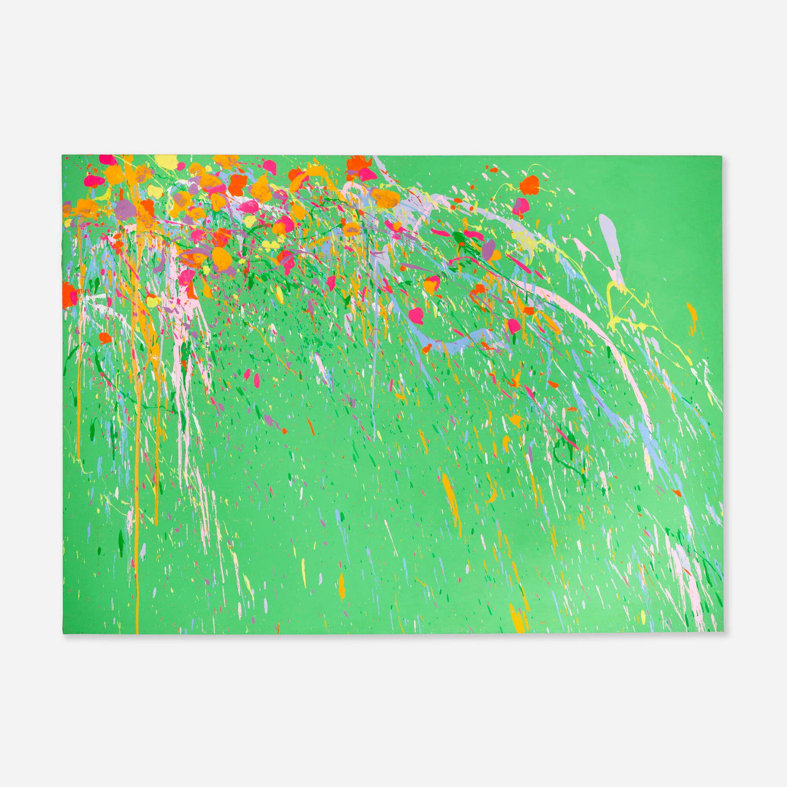 Walasse Ting, Roses Falling on Running Water (1 of 4)