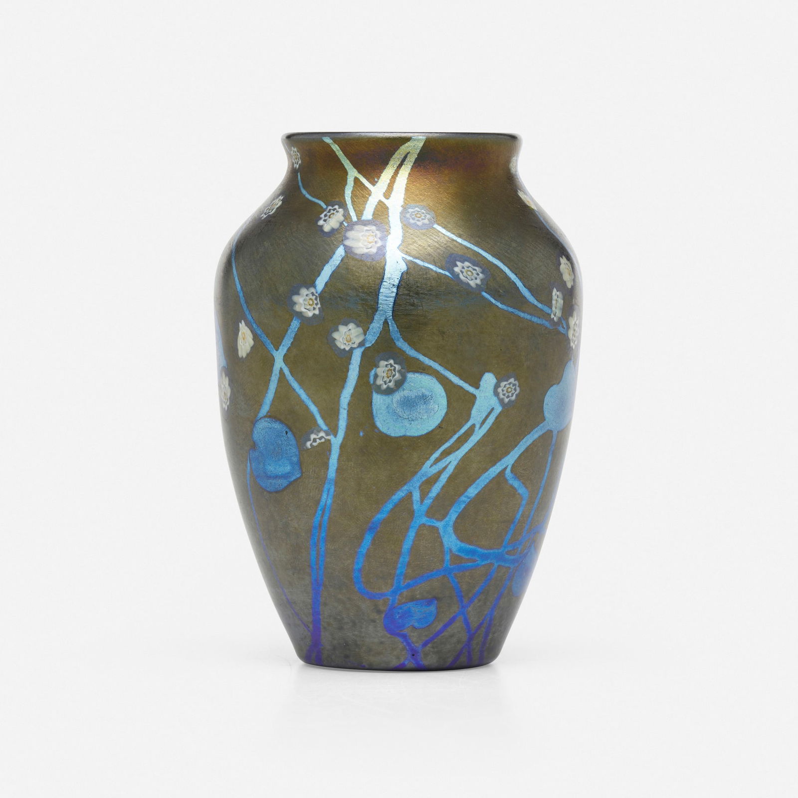 Tiffany Studios, Millefiori cabinet vase (1 of 5)