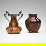 Kralik, Vases with overlay, set of two