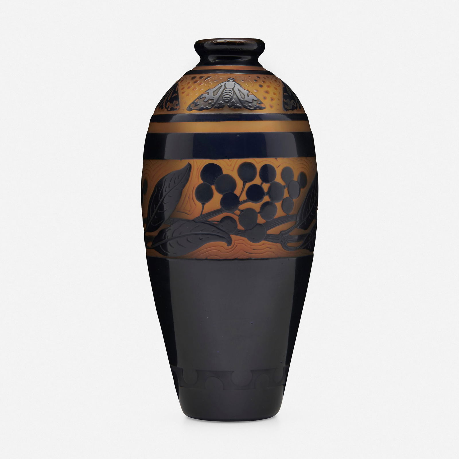 Paul Nicolas, Vase with moths and berries (1 of 4)