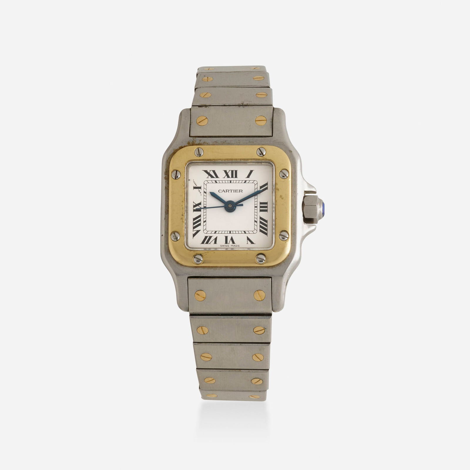 Cartier, 'Santos' two-tone wristwatch (1 of 4)
