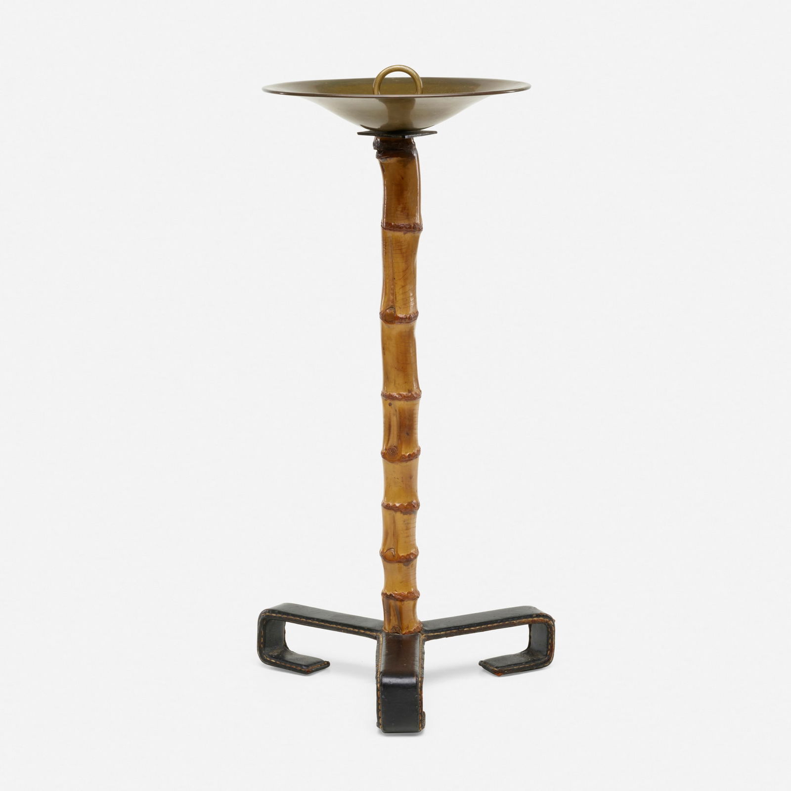 In the manner of Jacques Adnet, Ashtray stand (1 of 3)