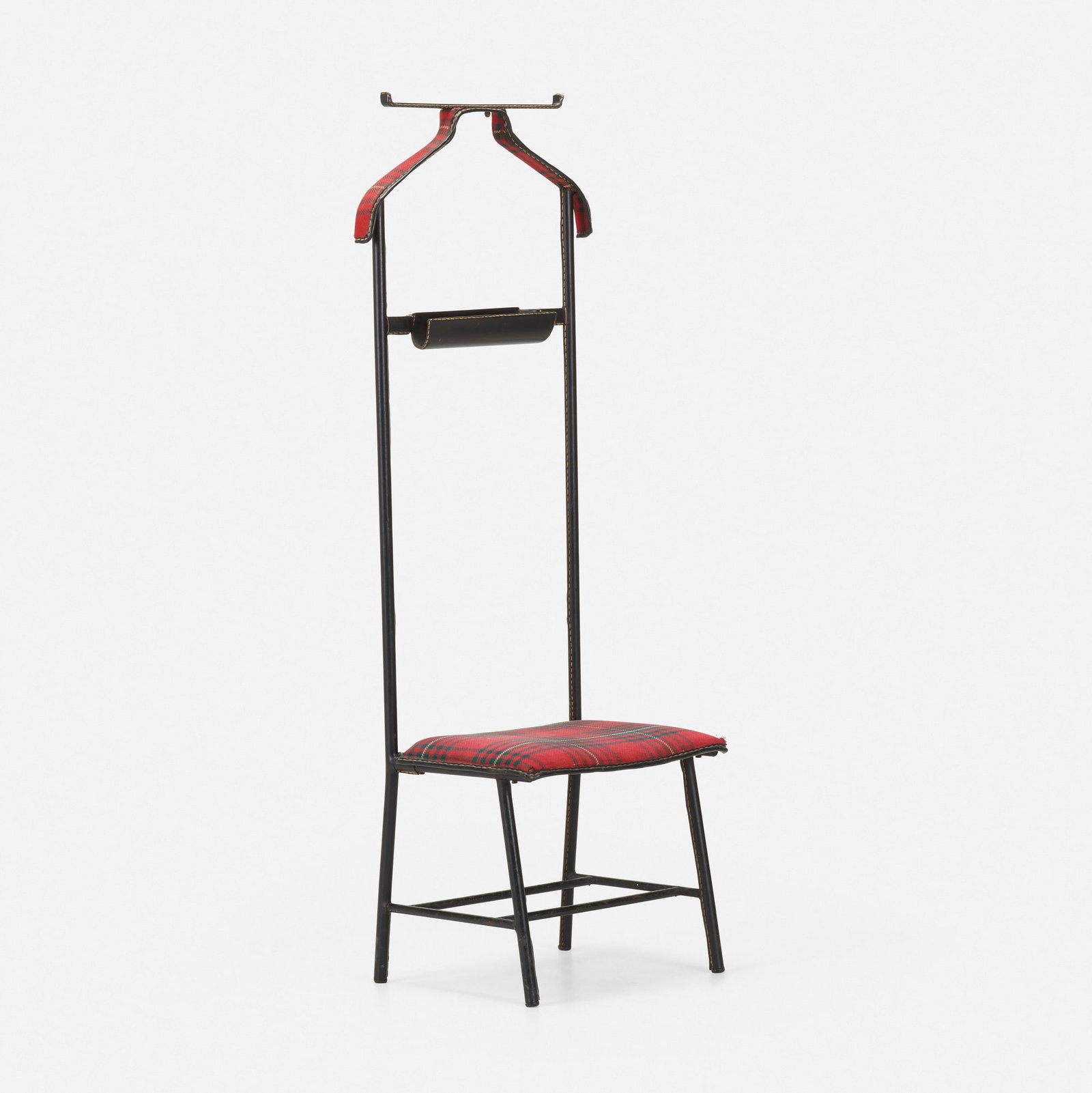 In the manner of Jacques Adnet, Valet chair (1 of 4)