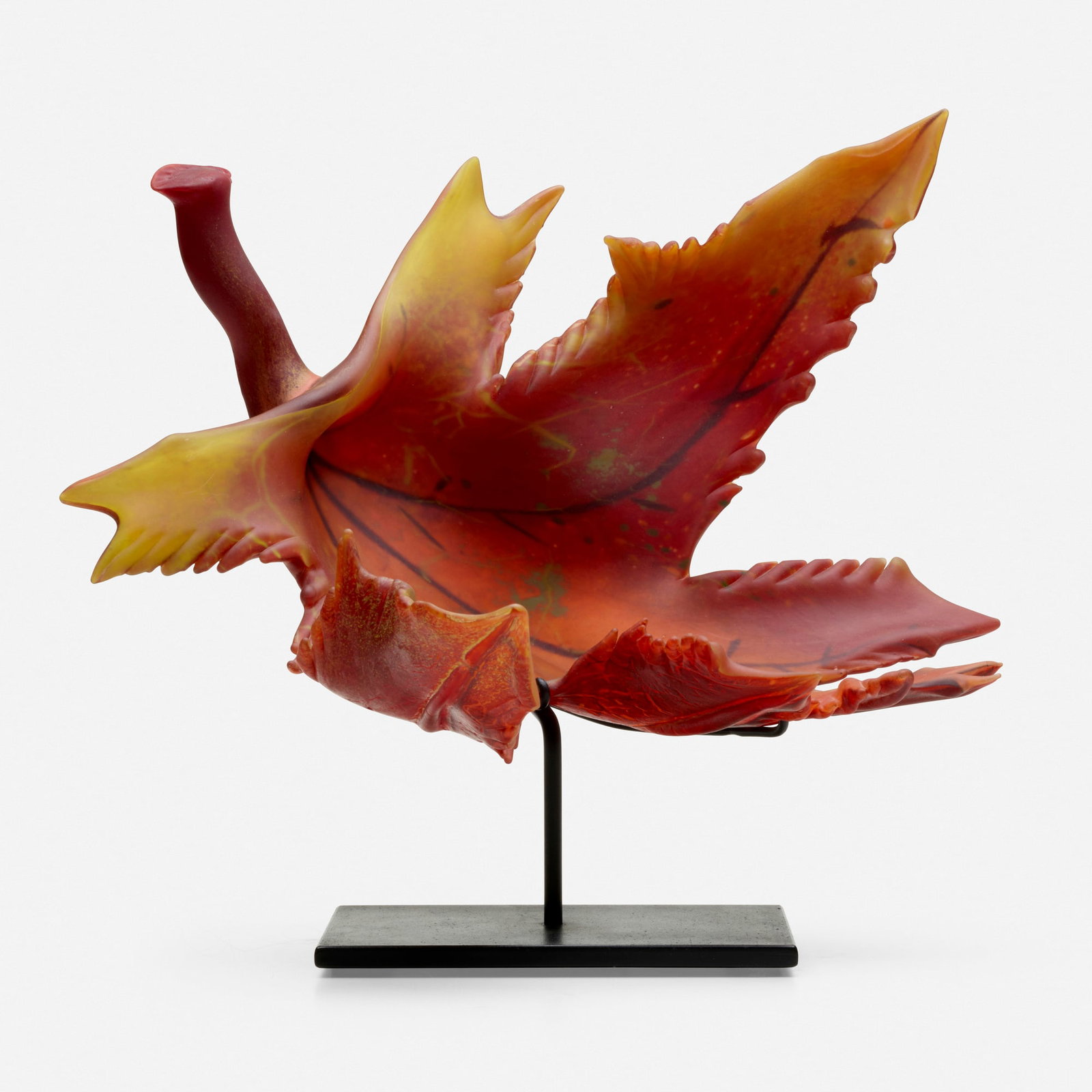 Randy Walker, Sunrise Maple: Randy Walker Sunrise Maple USA, 2009hand-blown glass overall: 14.5 h x 17 w x 14.5 d in (37 x 43 x 37 cm) Etched signature and date to underside 'Randy Walker 09'. Provenance:</