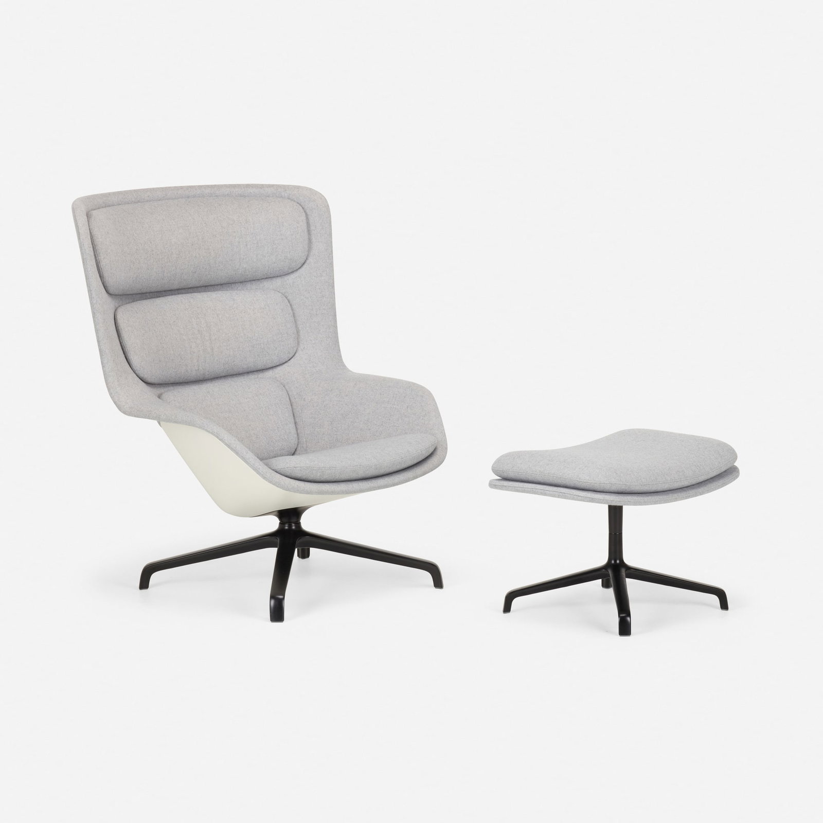 Markus Jehs and Jurgen Laub, Striad lounge chair and ottoman (1 of 4)