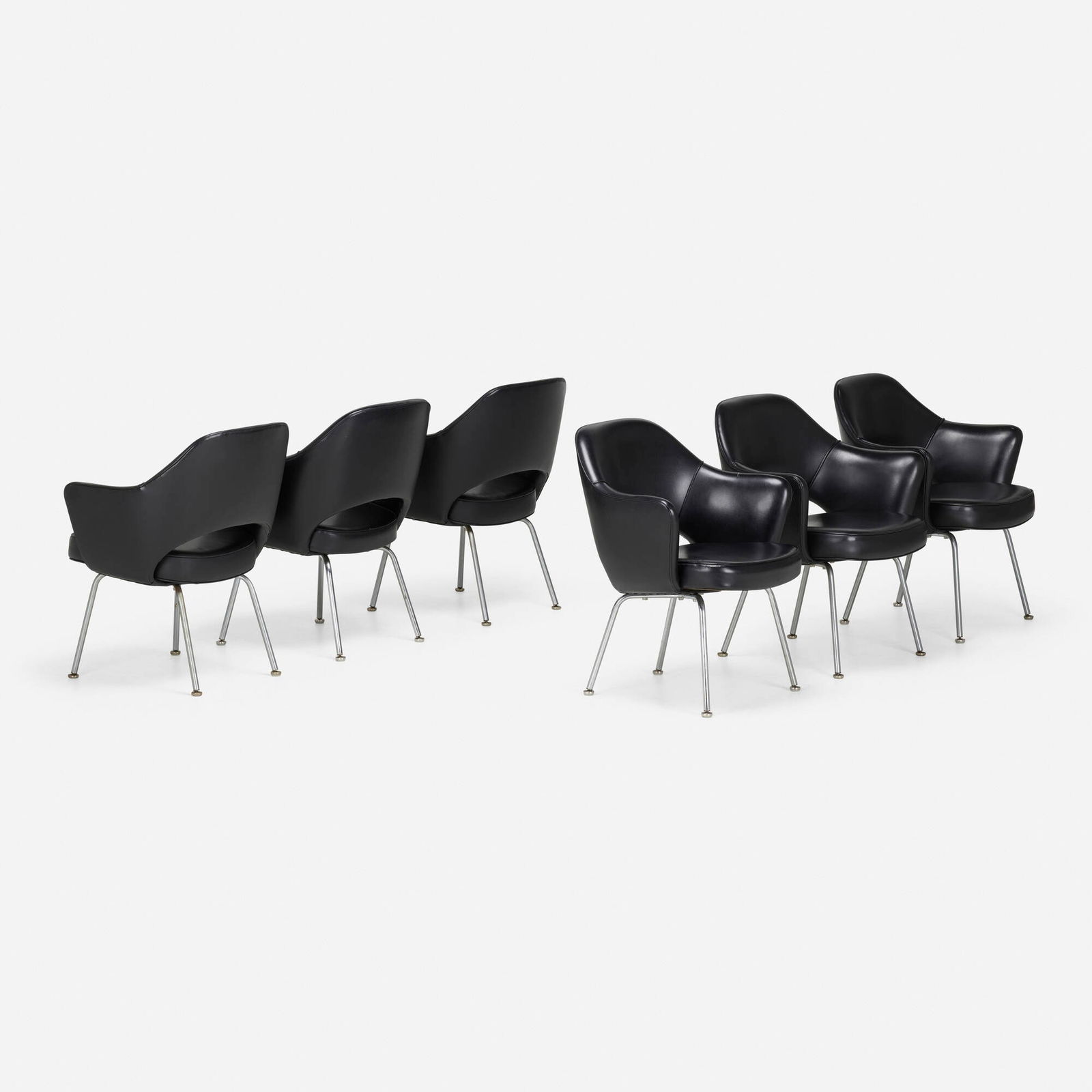 Eero Saarinen, Armchairs model 71, set of six (1 of 4)