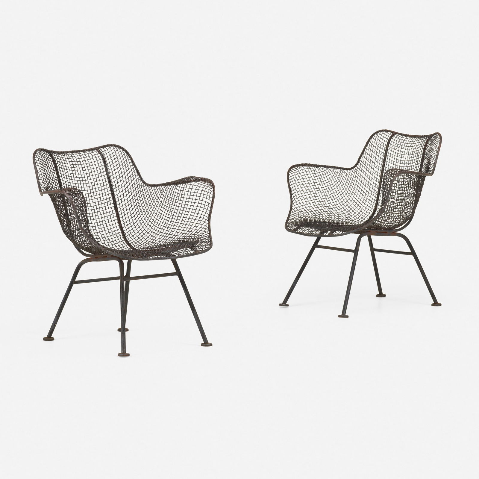 Russell Woodard, Sculptura armchairs, pair (1 of 3)