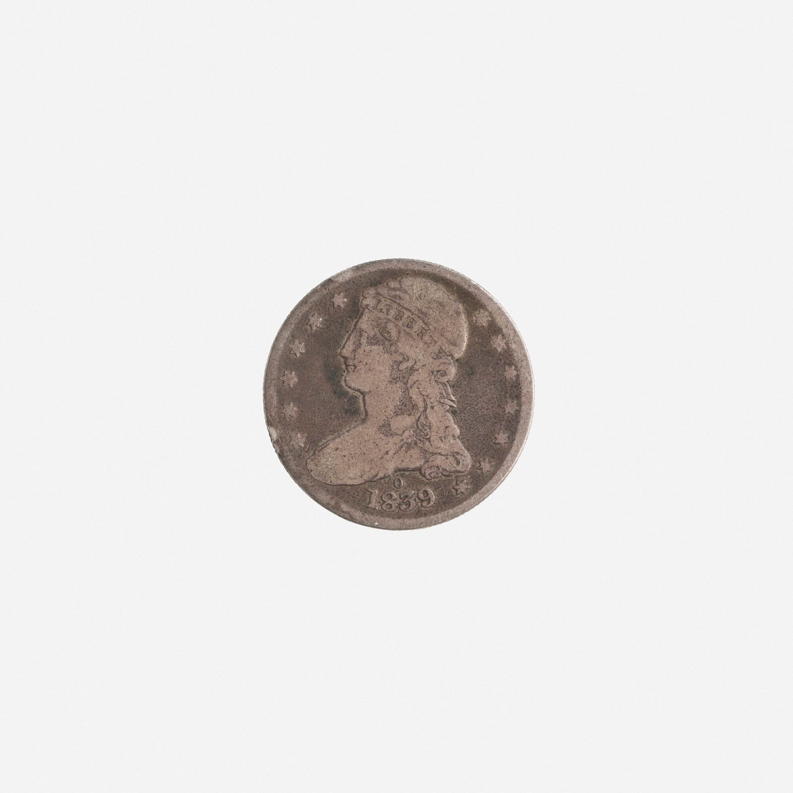 U.S. 1839-O Capped Bust 50C Coin (1 of 2)