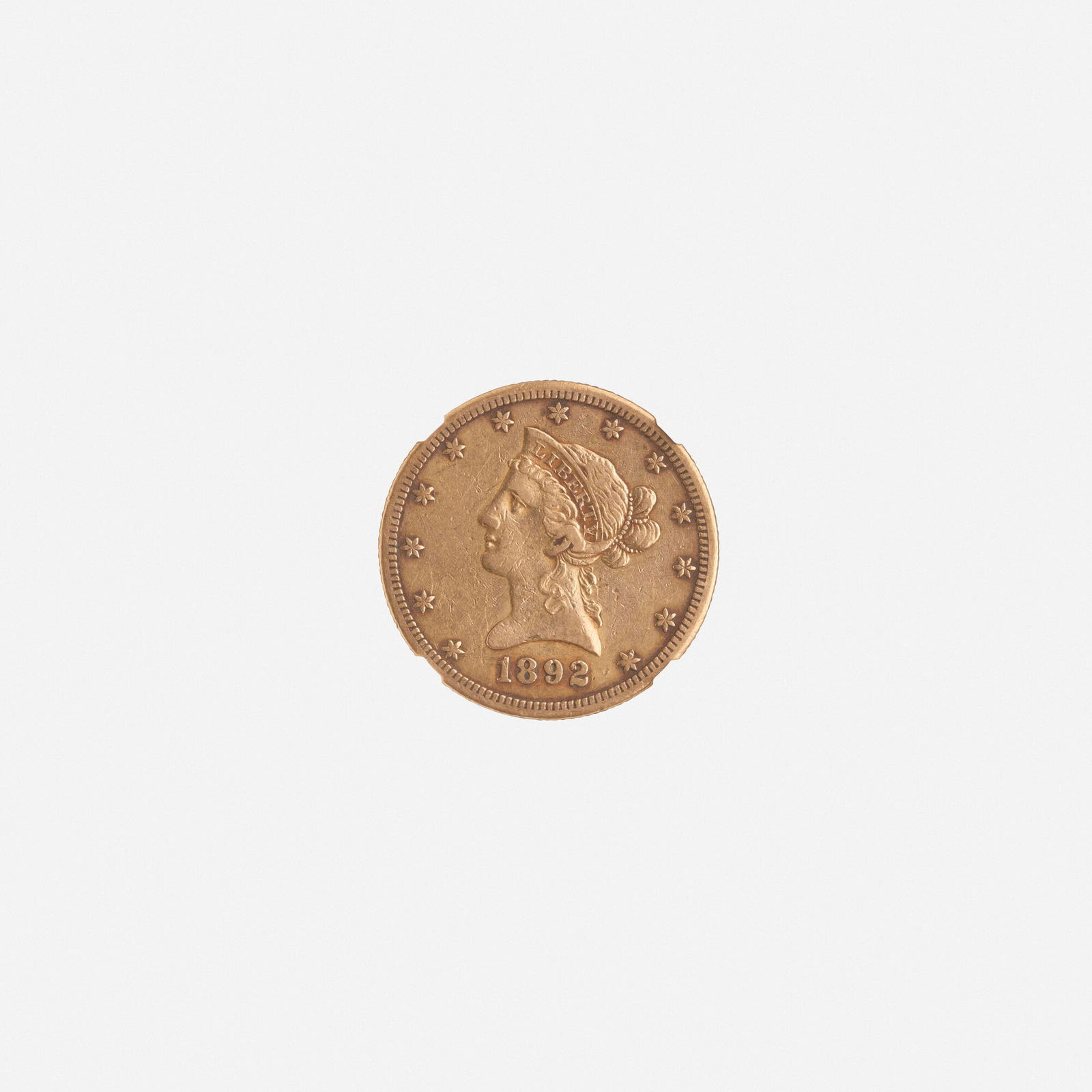 U.S. 1892-CC Liberty $10 Gold Coin (1 of 2)