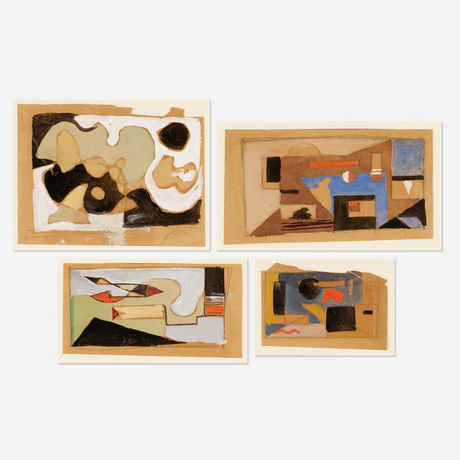 Ilya Bolotowsky, Untitled (four works) (1 of 3)