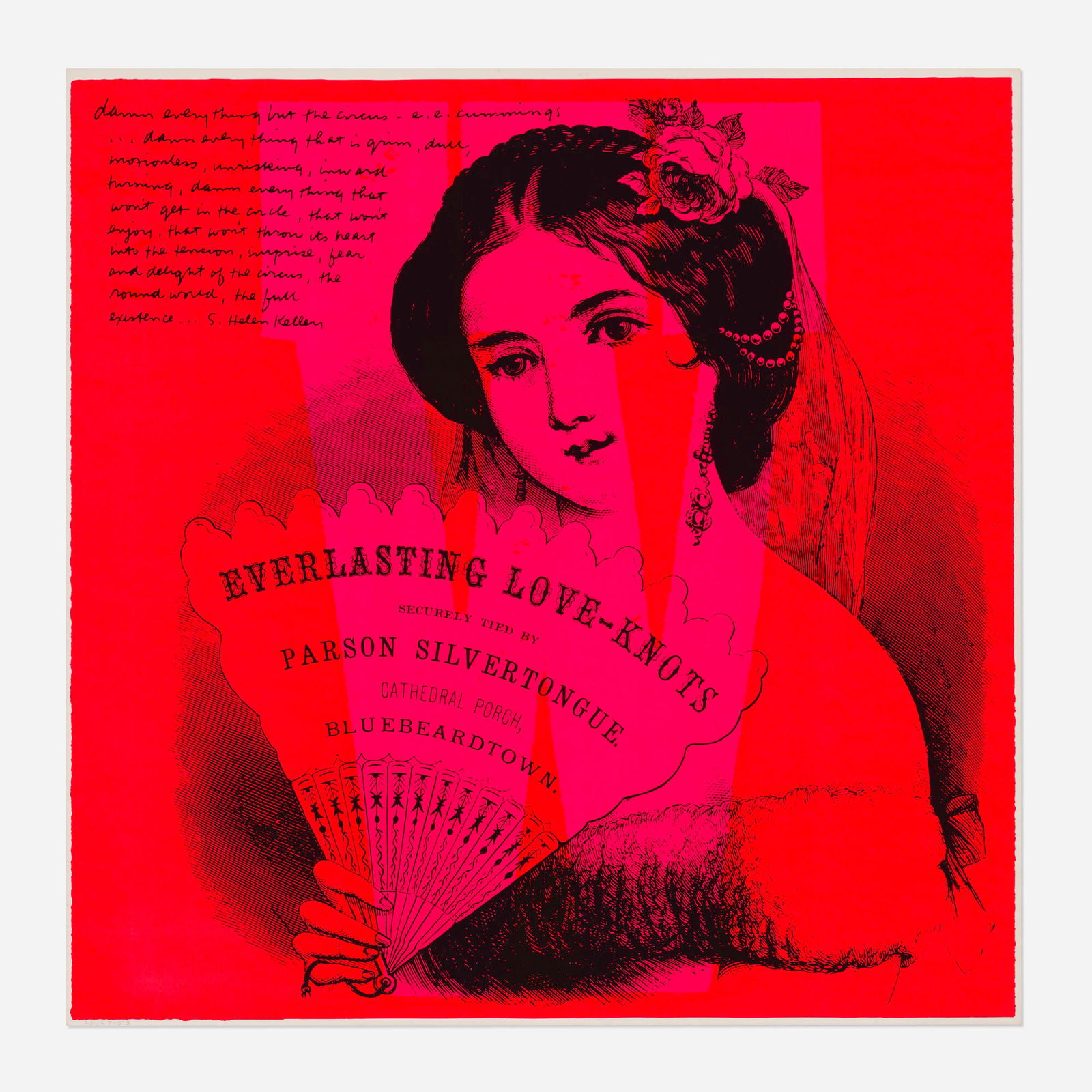 Sister Mary Corita Kent, W (1 of 3)