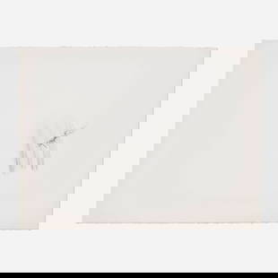 Alan Saret, Drifting Freedom Cast-In: Alan Saret Drifting Freedom Cast-In 1983graphite on Arches 22.375 h x 30.125 w in (57 x 77 cm) Signed, titled, dated and inscribed to verso 'Drifting Freedom Cast-In Alan Saret 1983 Dec 29 47/