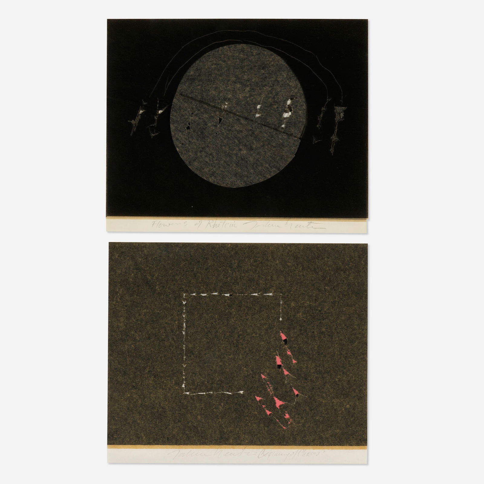 Joshua Neustein,Two works (1 of 3)