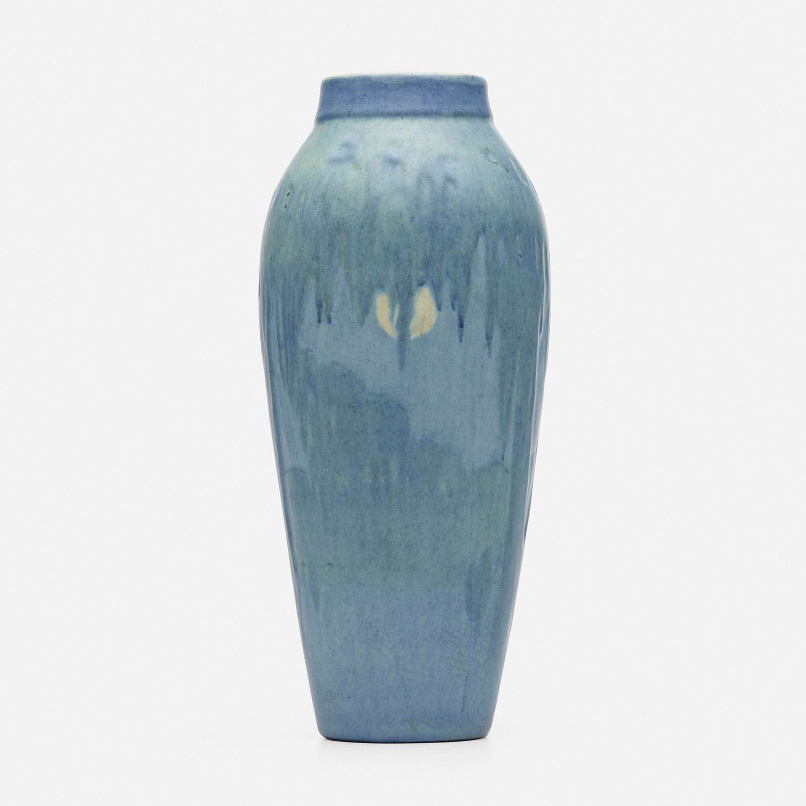 Sadie Irvine for Newcomb College Pottery, Scenic vase with live oaks, Spanish moss, and full moon (1 of 4)