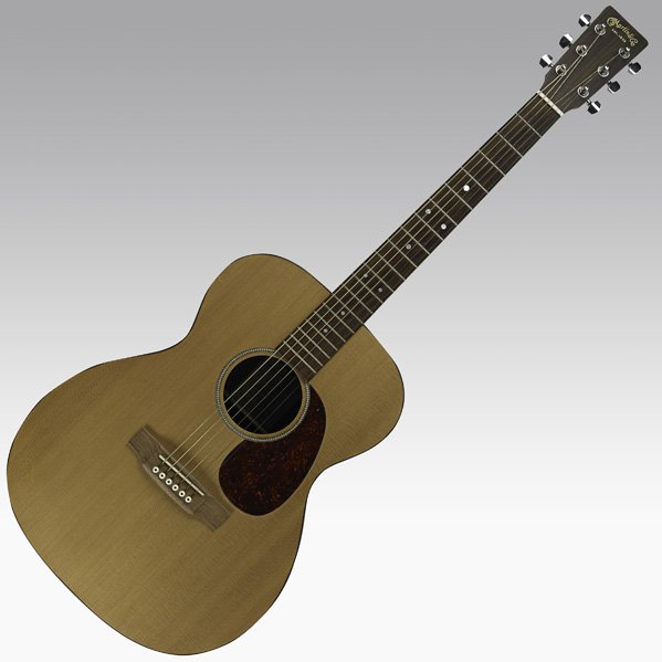MARTIN/GIBSON: Two acoustic guitars, ca. 2006: Martin OOOM mahogany Auditorium, serial no. 610117 and Gibson CL-20, serial no. 93288001; Both with original paper labels; Longer: 41"