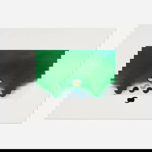 Victor Pasmore, Green Darkness: Victor Pasmore Green Darkness 1986etching and aquatint in colors on Fabriano image: 13.25 h x 21.75 w in (34 x 55 cm) sheet: 25.5 h x 36.5 w in (65 x 93 cm) Signed and numbered to lower edg