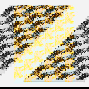 Richard Pettibone, Andy Warhol, Cow Wallpaper: Richard Pettibone Andy Warhol, Cow Wallpaper 1971 screenprint in colors 26.375 h x 20.75 w in (67 x 53 cm) Signed and dated to lower right 'Richard Pettibone 1971'. This work is from the edition
