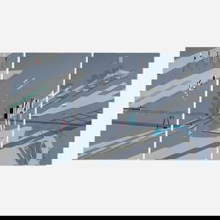Rem Koolhaas, New Rotterdam: Summation (triptych): Rem Koolhaas New Rotterdam: Summation (triptych) 1982 screenprint in colors each: 47.875 h x 28.25 w in (122 x 72 cm) overall: 143.625 h x 84.75 w in (365 x 215 cm) Signed and dated to lower right