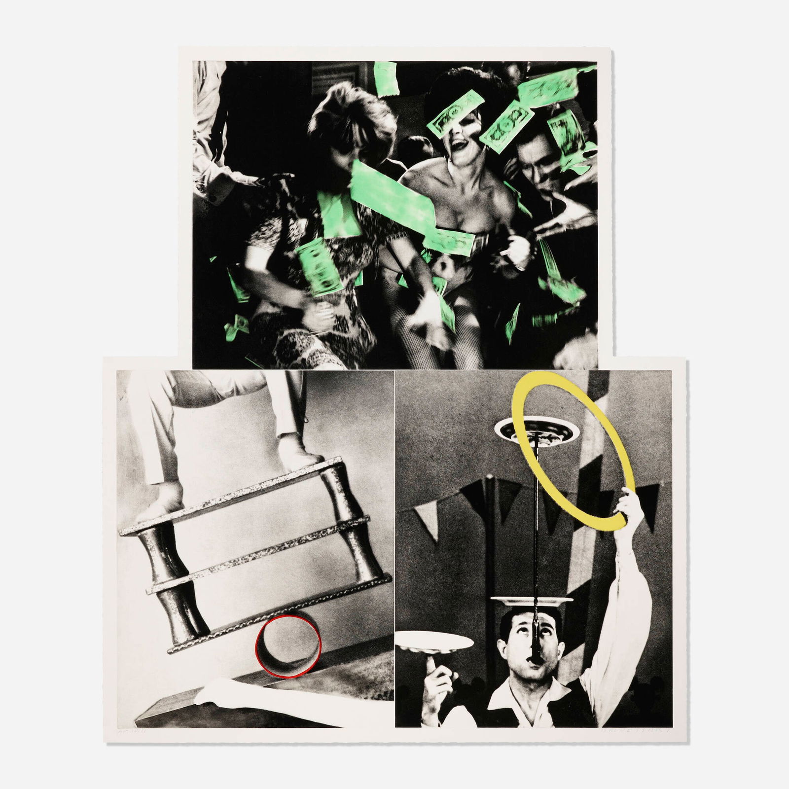 John Baldessari, Life's Balance (With Money) (1 of 3)