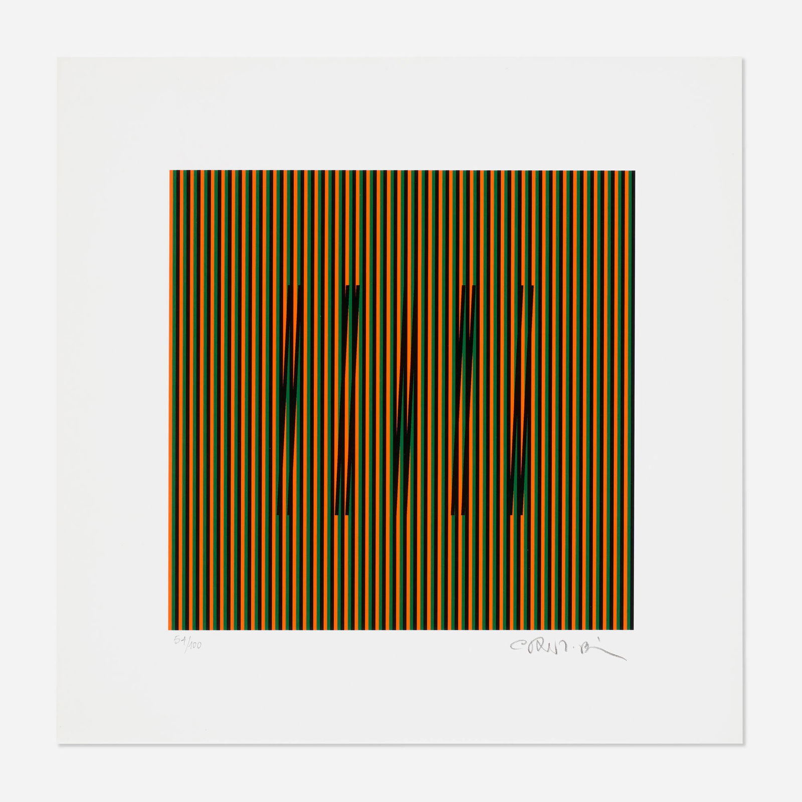 Carlos Cruz-Diez, Color Aditivo Plaza: Carlos Cruz-Diez Color Aditivo Plaza 2017chromography print in colors image: 7.875 h x 8 w in (20 x 20 cm) sheet: 11.75 h x 11.75 w in (30 x 30 cm) case: 12.7 h x 12.5 w in (32 x 32 cm)