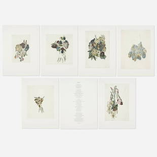 Kiki Smith, Touch: Kiki Smith Touch 2006etching, aquatint and drypoint in colors on Hahnemuhle sheet (each): 29.875 h x 21.875 w in (76 x 56 cm) Signed, dated and numbered to lower edge of each print '23/33 Kiki