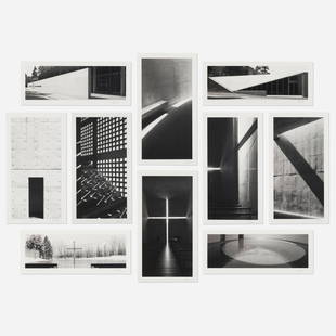 Tadao Ando, ANDO x ANDO: Tadao Ando ANDO x ANDO 2015inkjet print sheet (each): 23.875 h x 14.875 w in (61 x 38 cm) Signed to lower right of each example 'Ando'. This complete set of ten works is from the edition of 30