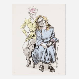 Paula Rego, Mother and Daughter: Paula Rego Mother and Daughter 1997screenprint in colors 29.75 h x 22 w in (76 x 56 cm) Signed and numbered to lower edge '77/100 Paula Rego'. This work is number 77 from the edition of 100 pr