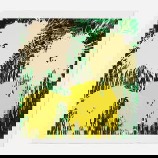 Mr. Brainwash, Flowarh$ (Yellow): Mr. Brainwash Flowarh$ (Yellow) 2021 screenprint in colors image: 21.5 h x 21.5 w in (55 x 55 cm) sheet: 25.375 h x 25.375 w in (64 x 64 cm) Signed and numbered to right and lower edges 'Mr.