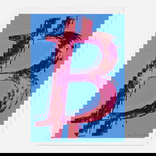 Mr. Brainwash, Bitcoin (Blue Background): Mr. Brainwash Bitcoin (Blue Background) 2018 screenprint in colors image: 38.375 h x 28 w in (97 x 71 cm) sheet: 42.625 h x 32.3751 w in (108 x 82 cm) Signed to lower right 'Mr. Brainwash'. Dated