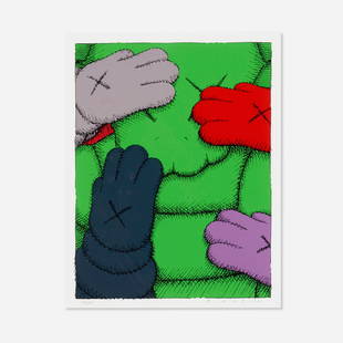 KAWS (Brian Donnelly), Untitled: KAWS (Brian Donnelly) Untitled (from the Urge portfolio) 2020screenprint in colors image: 11.375 h x 8.75 w in (29 x 22 cm) sight: 12.25 h x 9.625 w in (31 x 24 cm) Signed, dated and number