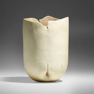 Richard DeVore, #415: Richard DeVore #415 USA, 1984 glazed stoneware 16.25 h x 11 dia in (41 x 28 cm) Titled to underside '415'. Sold with a digital copy of the invoice from The Greenberg Gallery. Provenance: The