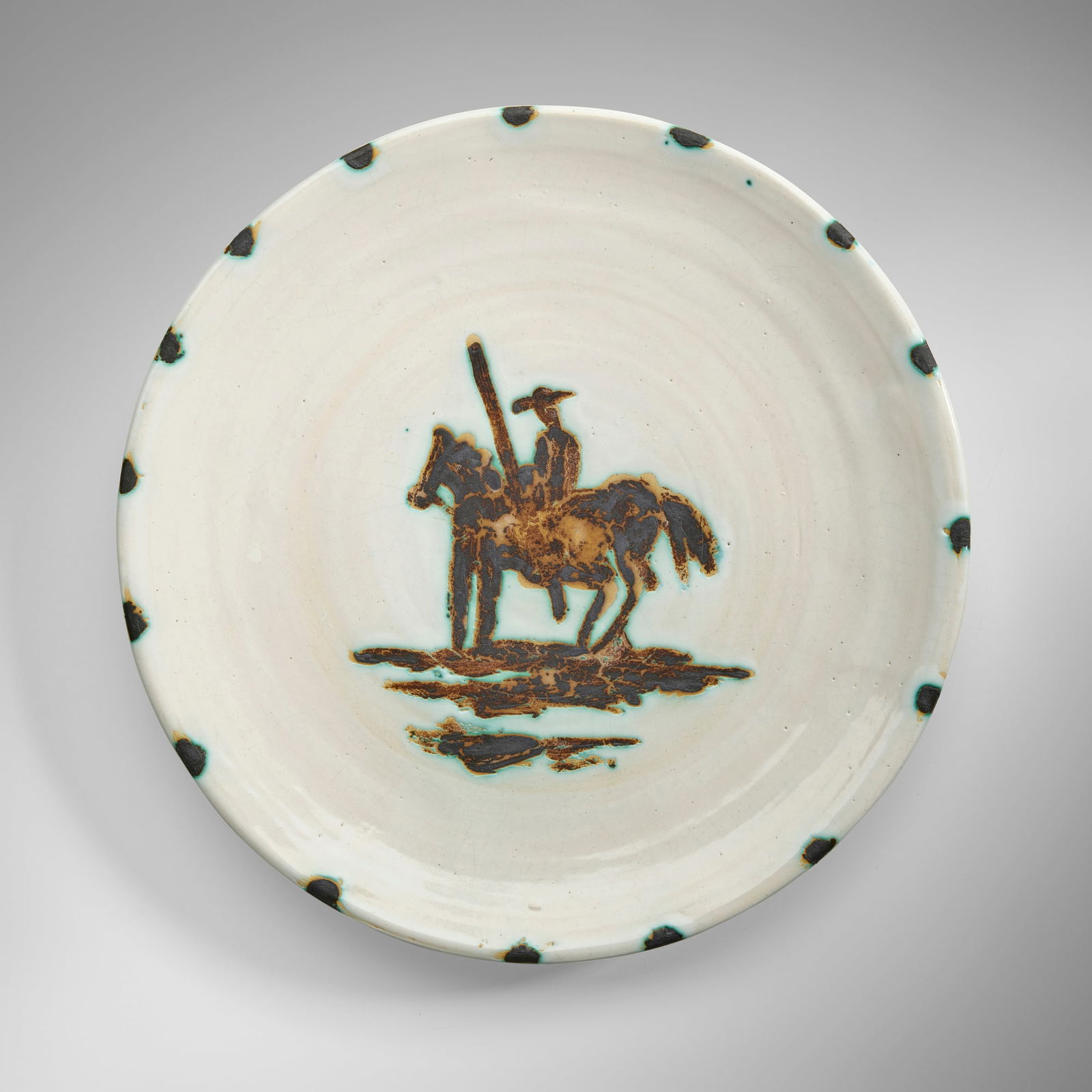Pablo Picasso, Picador plate (1 of 2)
