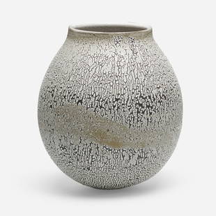 Adam Silverman, Vase: Adam Silverman Vase Heath CeramicsUSA, 2010glazed stoneware 11.25 h x 10 dia in (29 x 25 cm) Incised signature and date to underside 'I A O ' and impressed 'Heath'. T