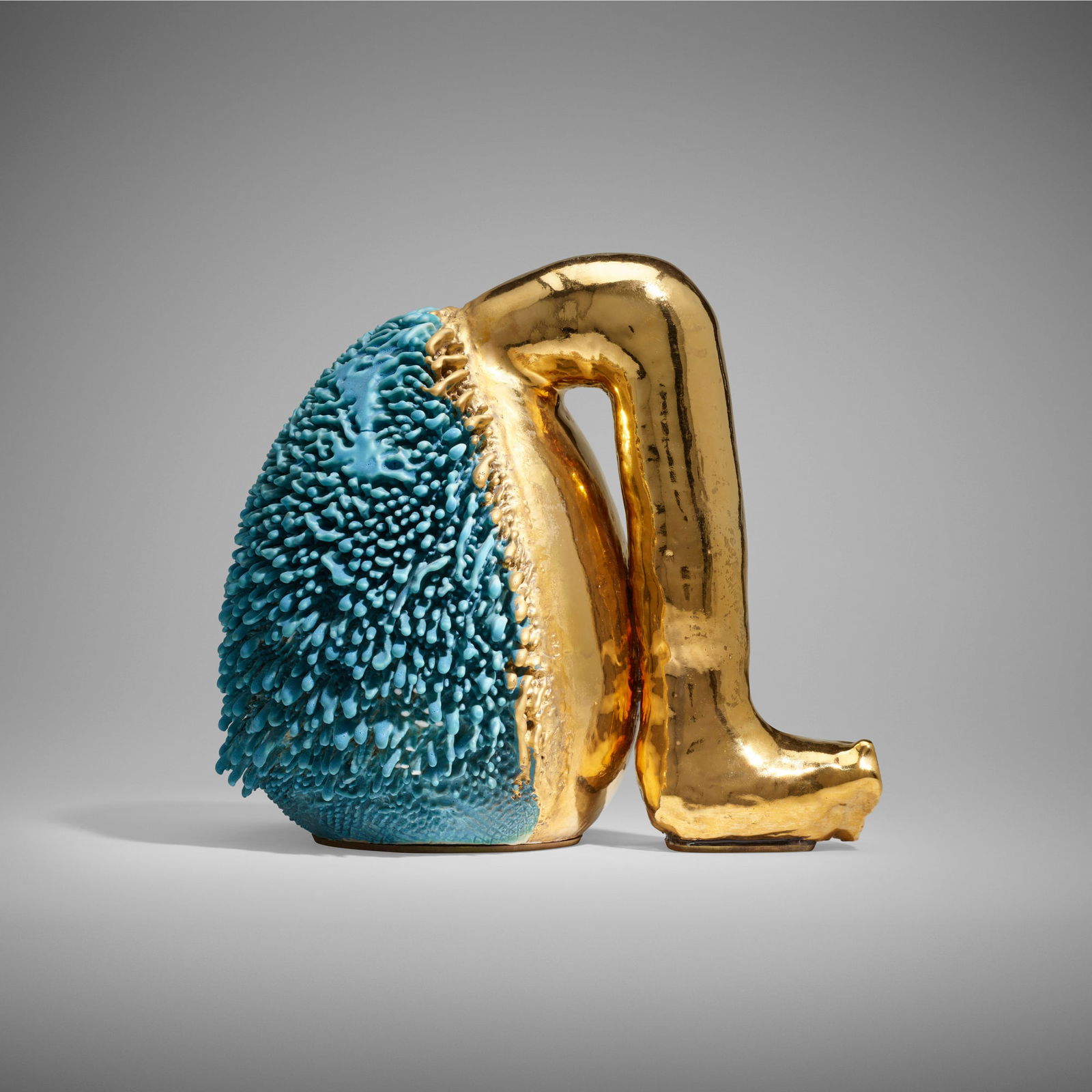 The Haas Brothers (Nikolai and Simon Haas), Long Dong Accretion: The Haas Brothers (Nikolai and Simon Haas) Long Dong Accretion 2016glazed porcelain 11 h x 8.25 w x 12 d in (28 x 21 x 30 cm) Impressed signature and date to underside '2016 The Haas Brothers'