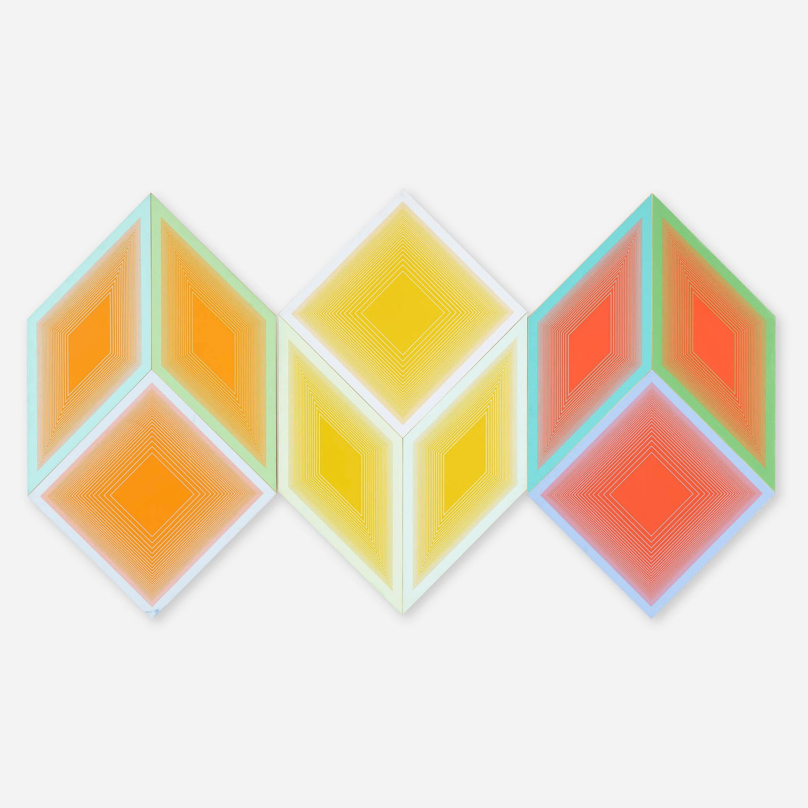 Richard Anuszkiewicz, Volumes: A Variable Multiple (1 of 3)