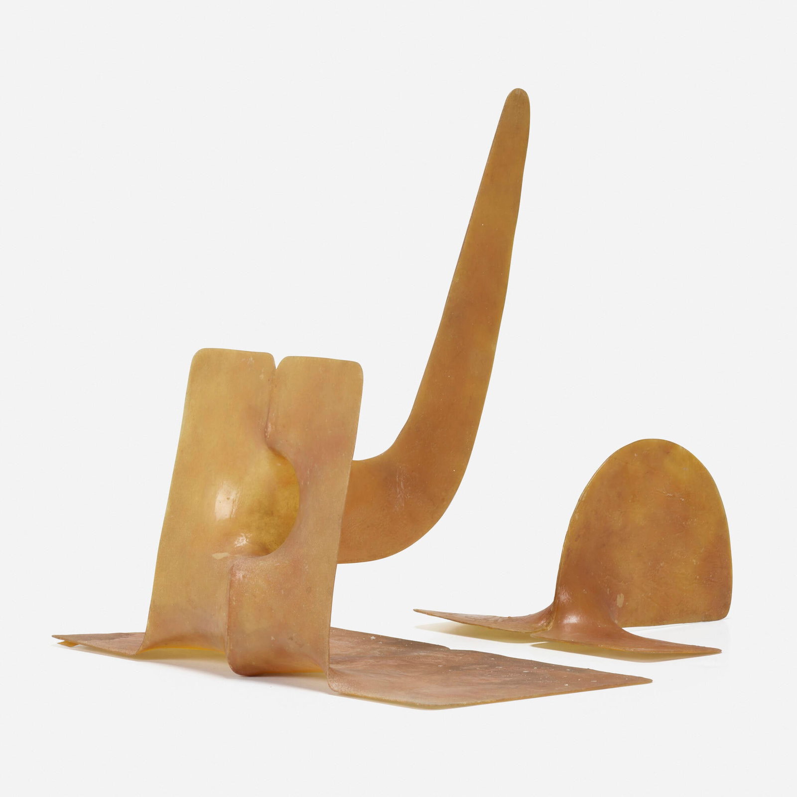Artist Unknown, Untitled: Artist Unknown Untitled fiberglass 26.74 h x 25.875 w x 19 d in (68 x 66 x 48 cm) 9.5 h x 15.875 w x 15.5 d in (24 x 40 x 39 cm) Provenance: Collection of A. Aladar Marberger