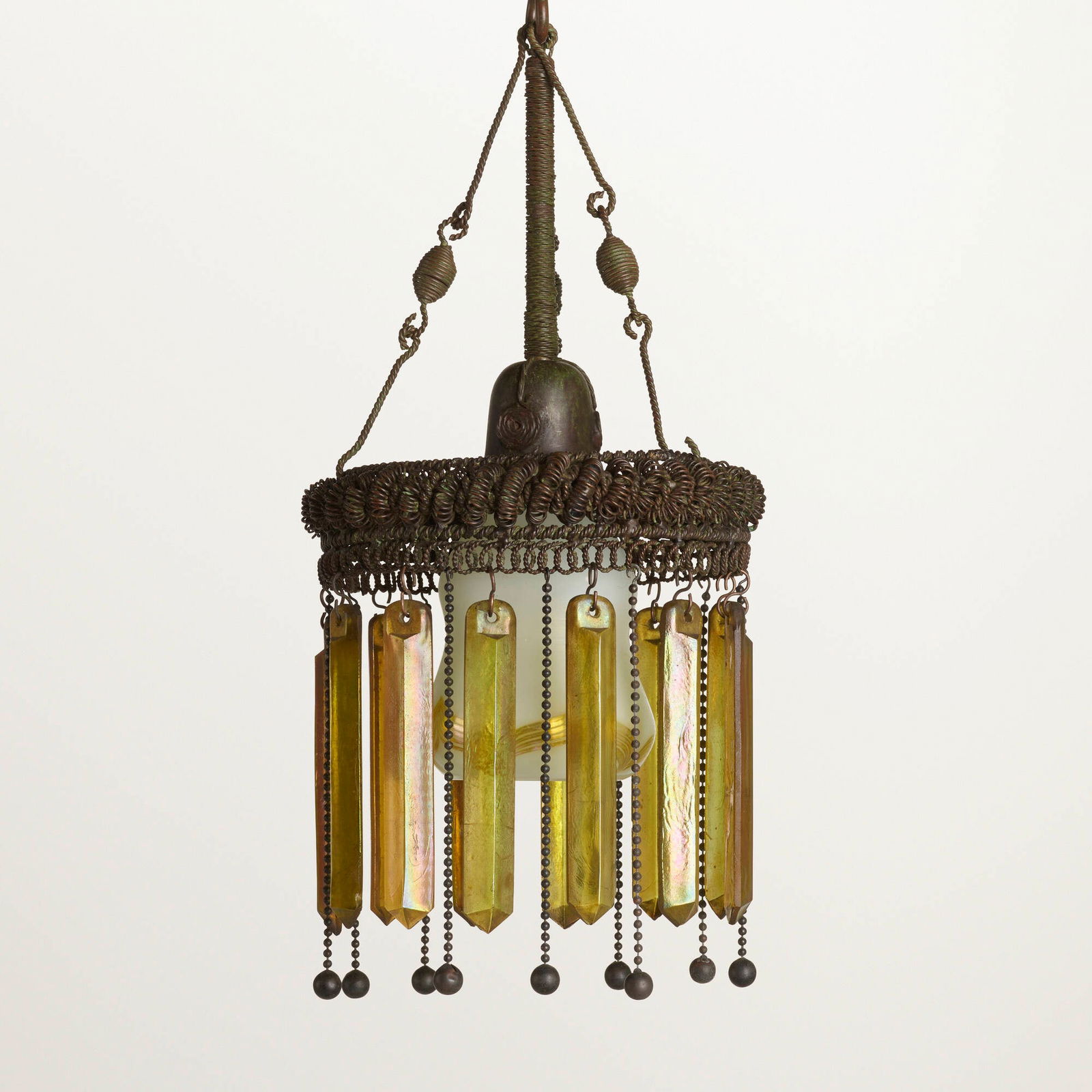 In the manner of Tiffany Studios, Chandelier (1 of 6)