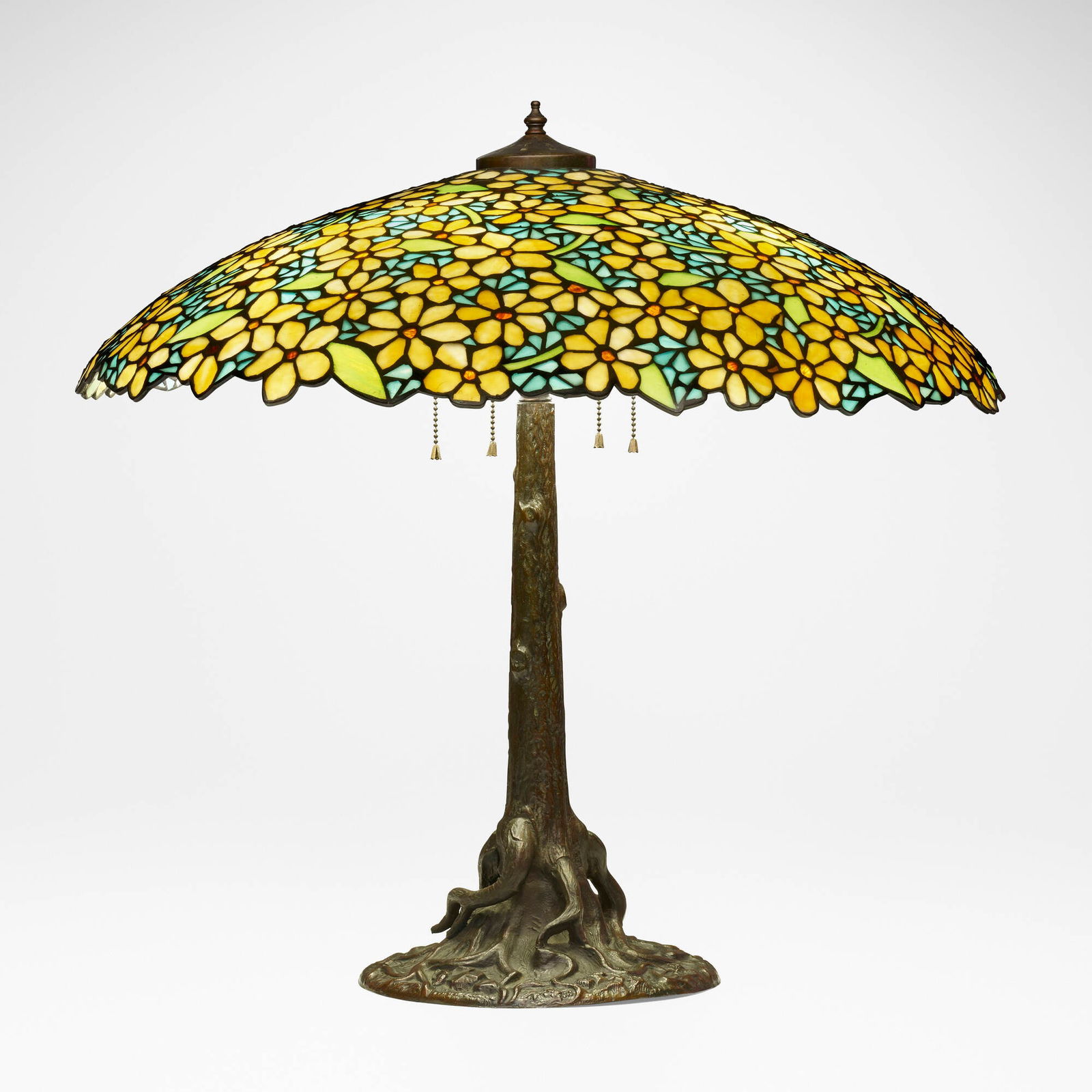 Unique Art Glass & Metal Company, Tree trunk table lamp base (1 of 4)