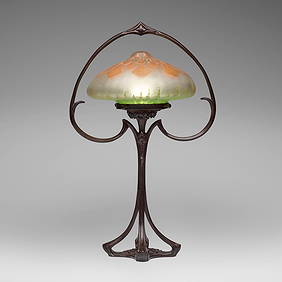 Daum, Art Nouveau table lamp (1 of 5)
