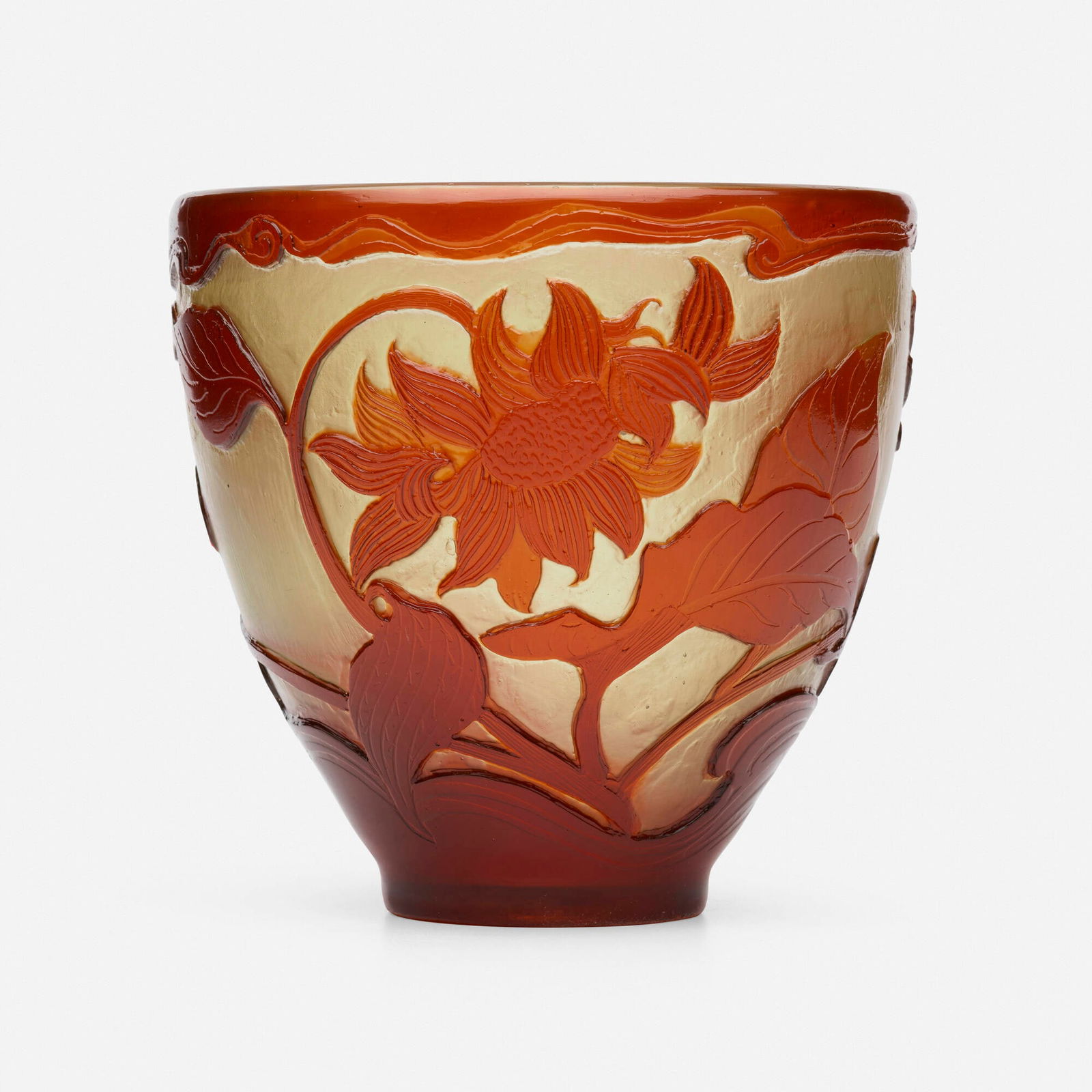 Emile Galle, Vase with sunflowers (1 of 4)