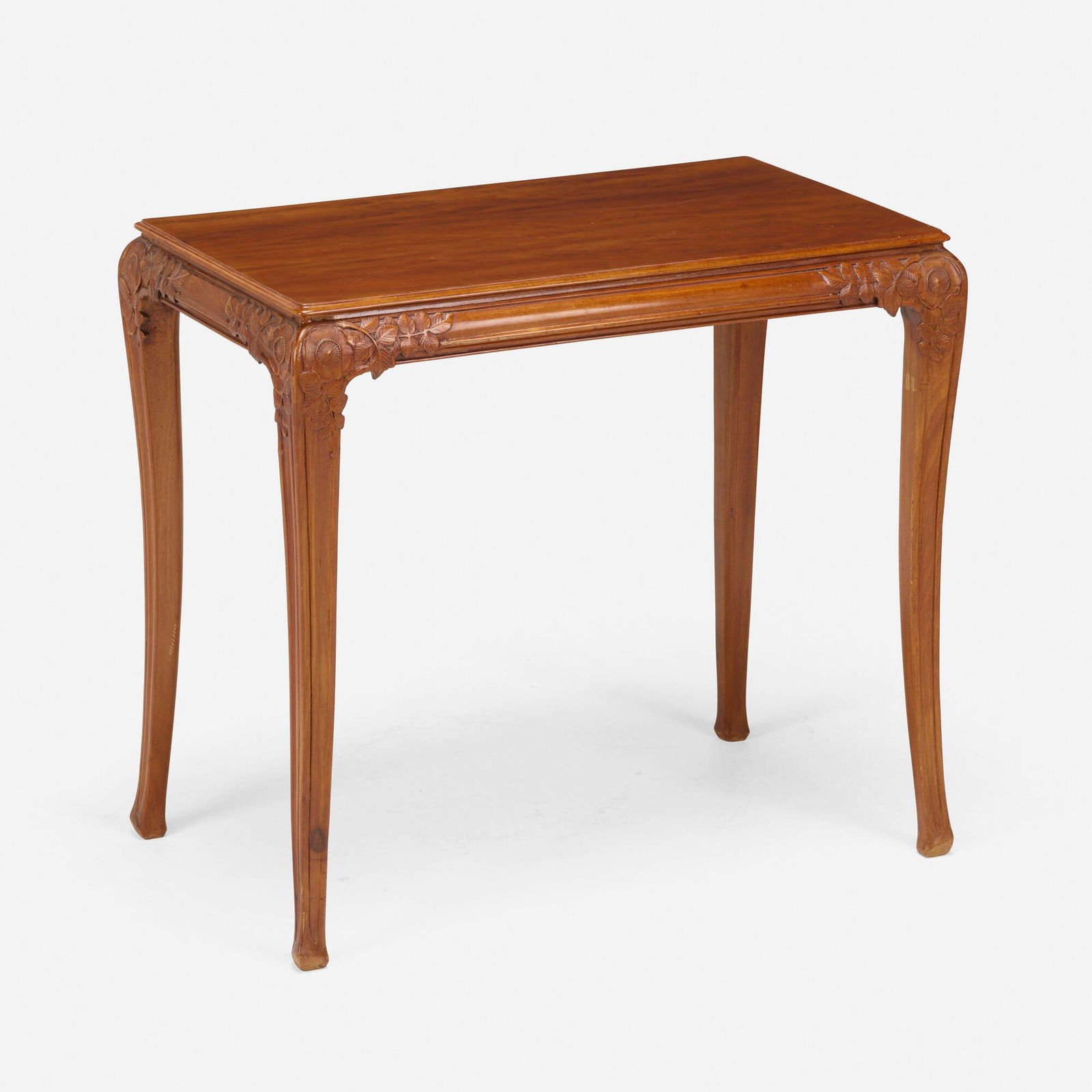 Leon Jallot, attribution, Console table with flowers (1 of 3)