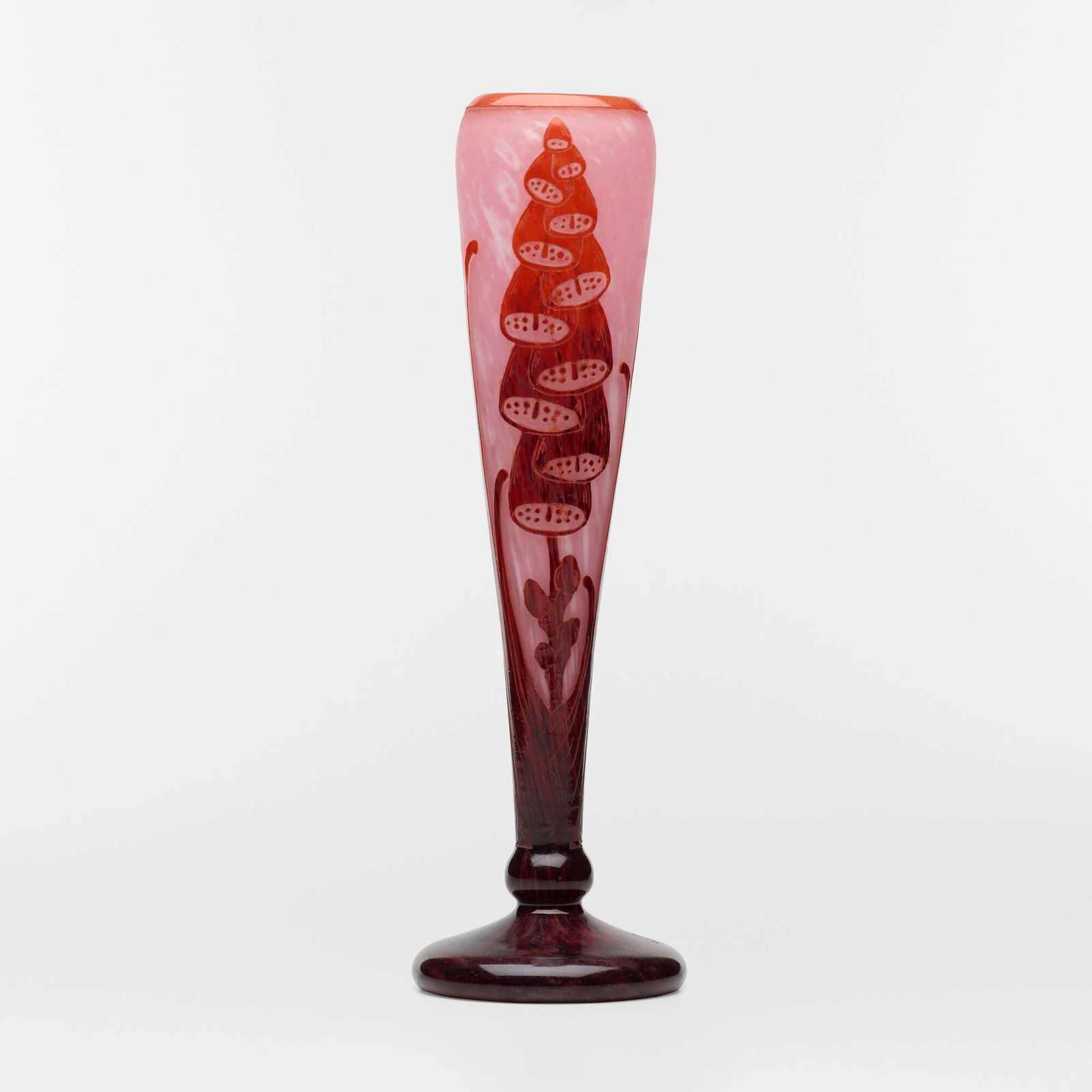 Le Verre Francais, Digitalis vase (1 of 4)
